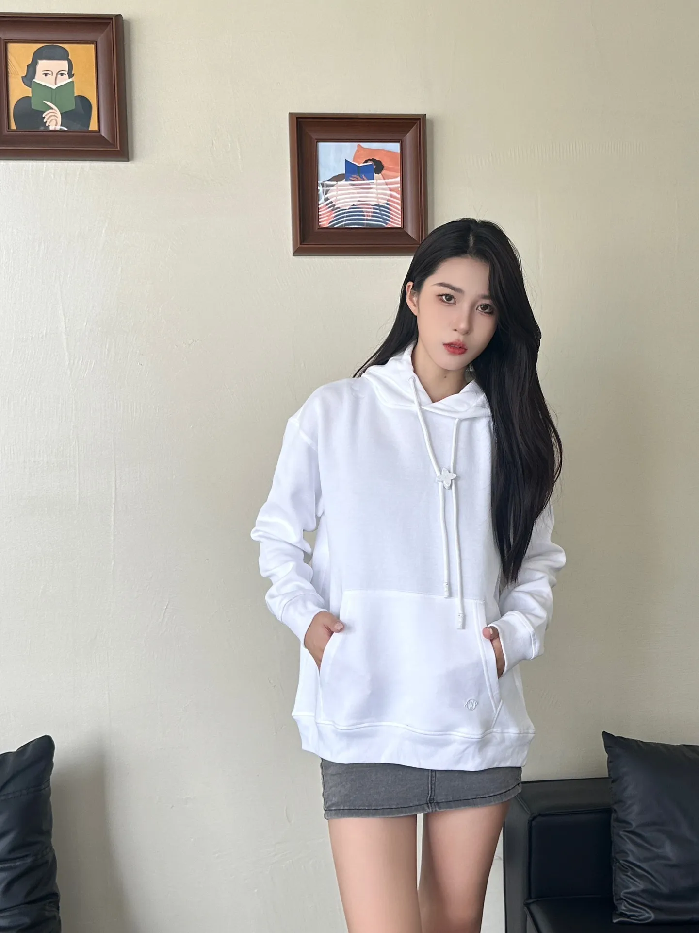 Louis Vuitton/Louis Vuitton hardware floral hooded sweatshirt